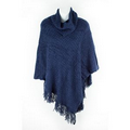 Knitted Acrylic Wholesale Poncho for Women